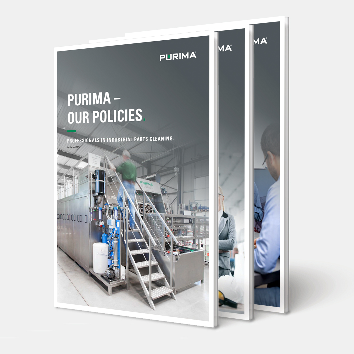 Broschüren Stapel Policies